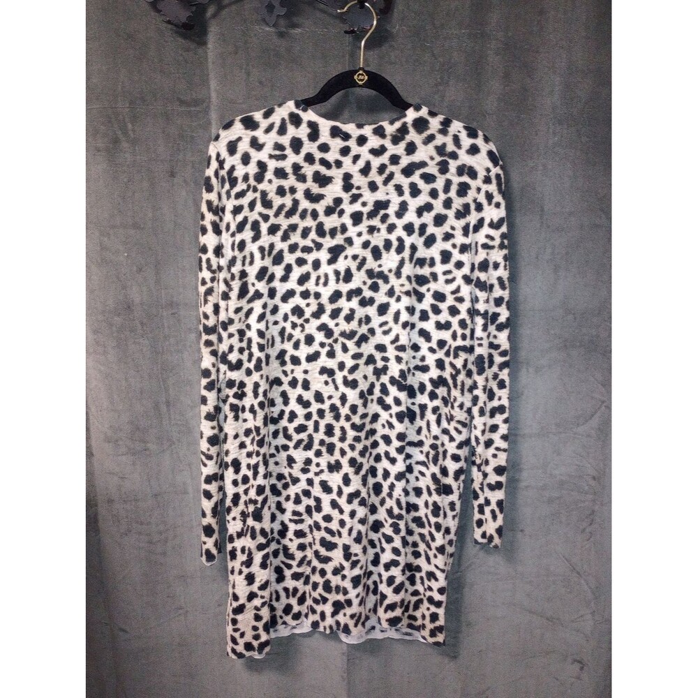 torrid Leopard Print Long Cardigan - Beige & Black Size 3X - Picture 5 of 6